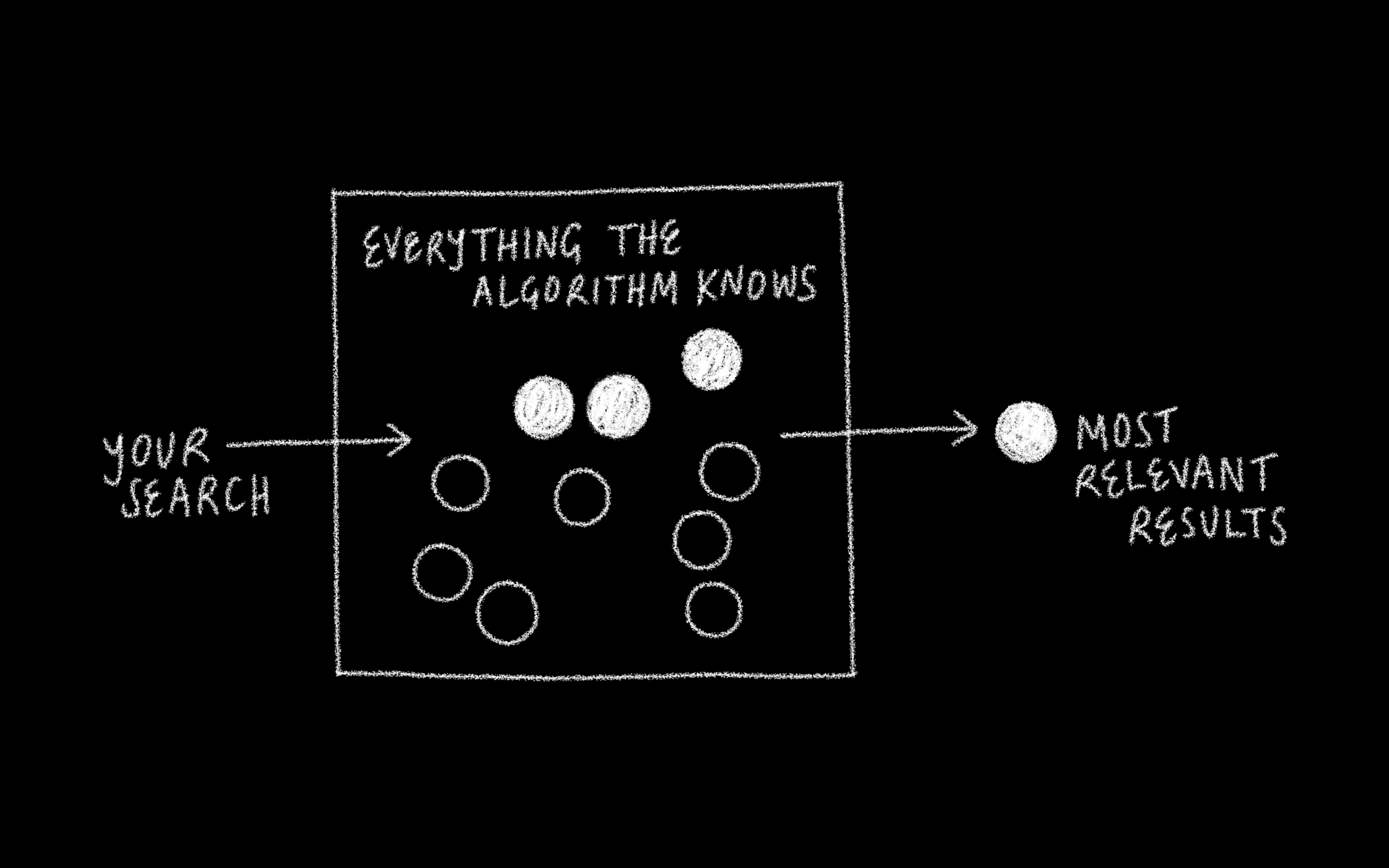 An example of closed “black box” recommendation system.