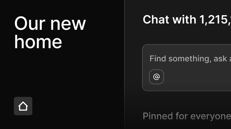 A dynamic home that makes it easy to explore the most relevant insights