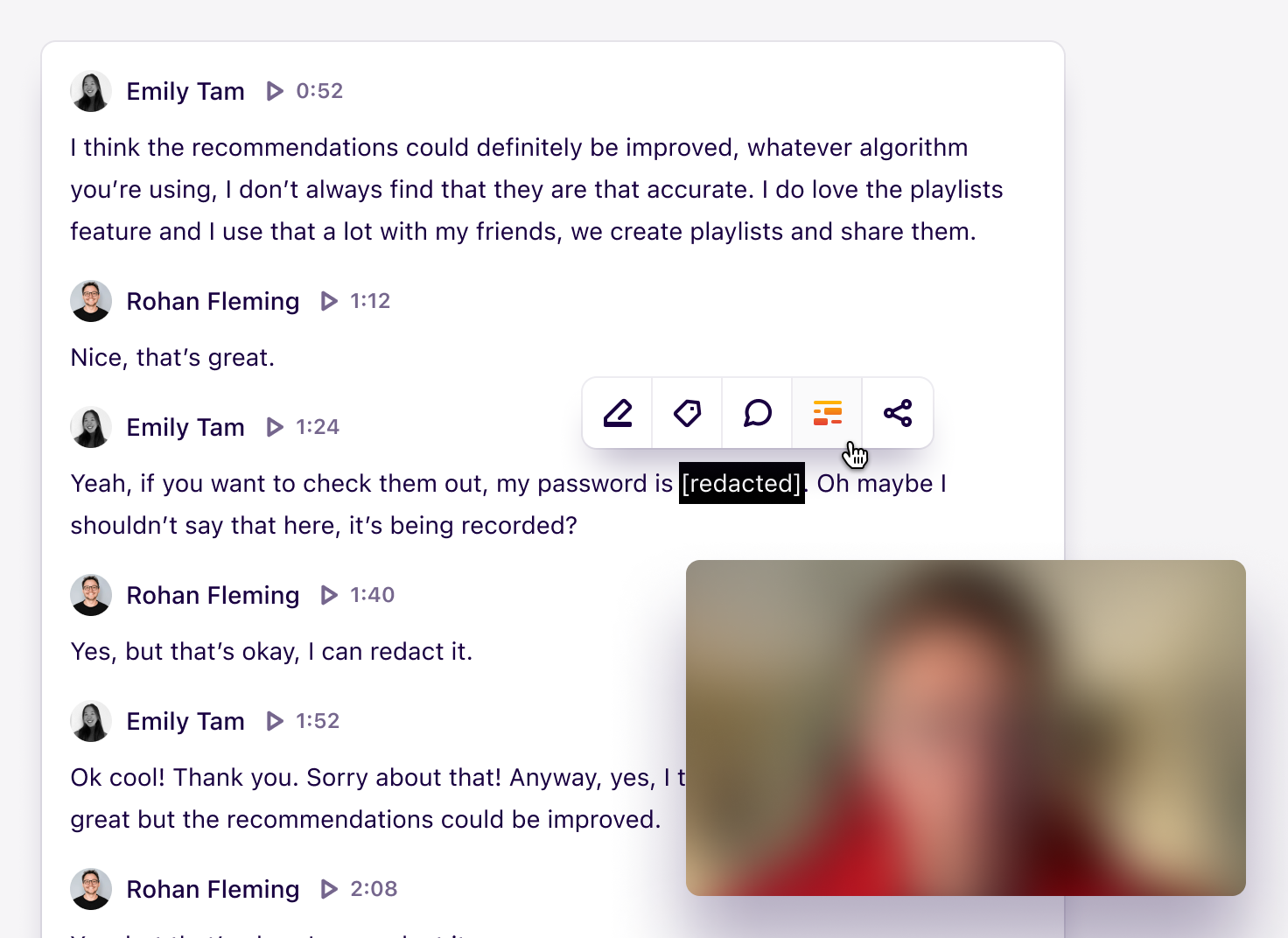 Protect your customer privacy with magic redact.