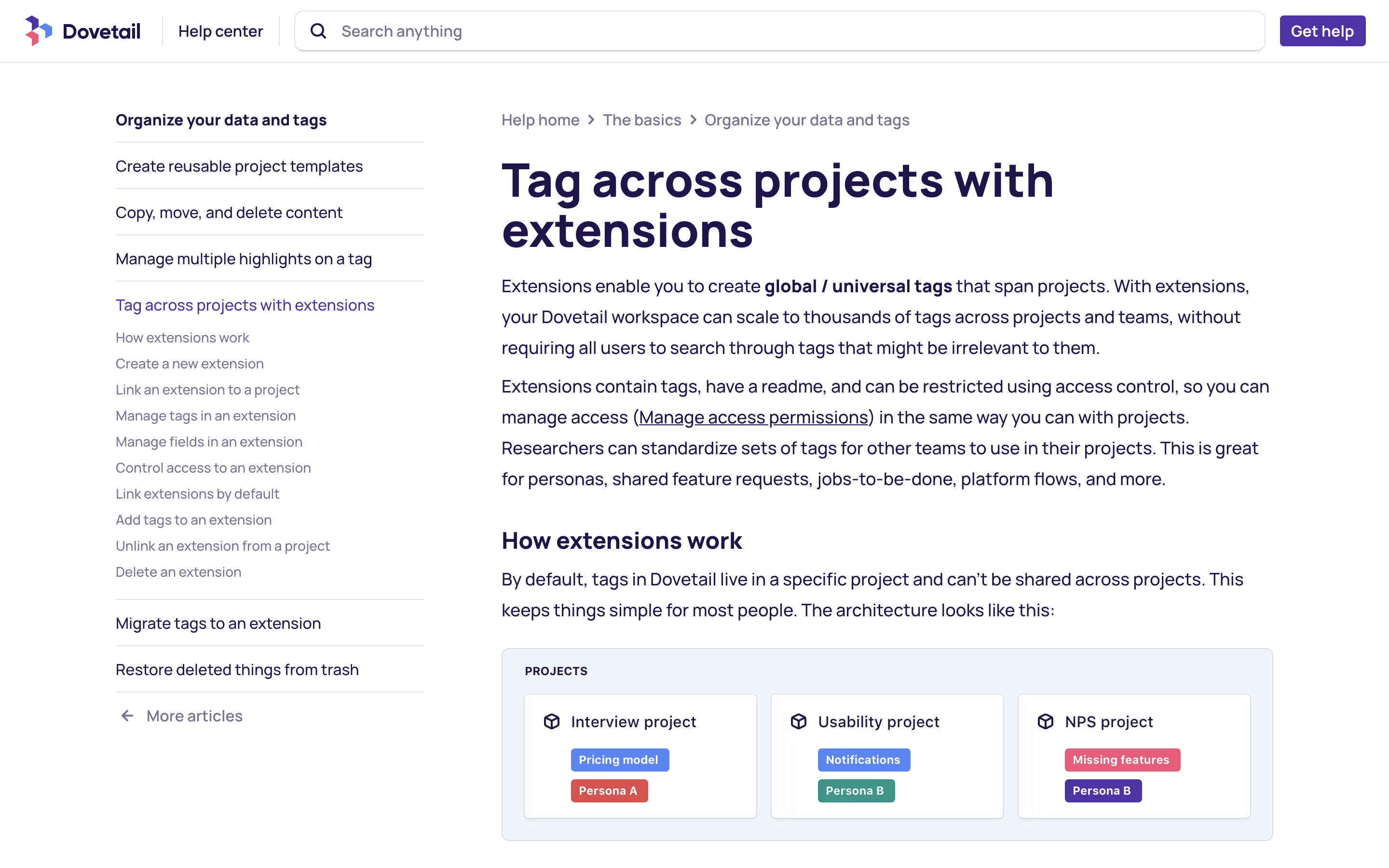 New navigation makes it easier to get around and find related articles.