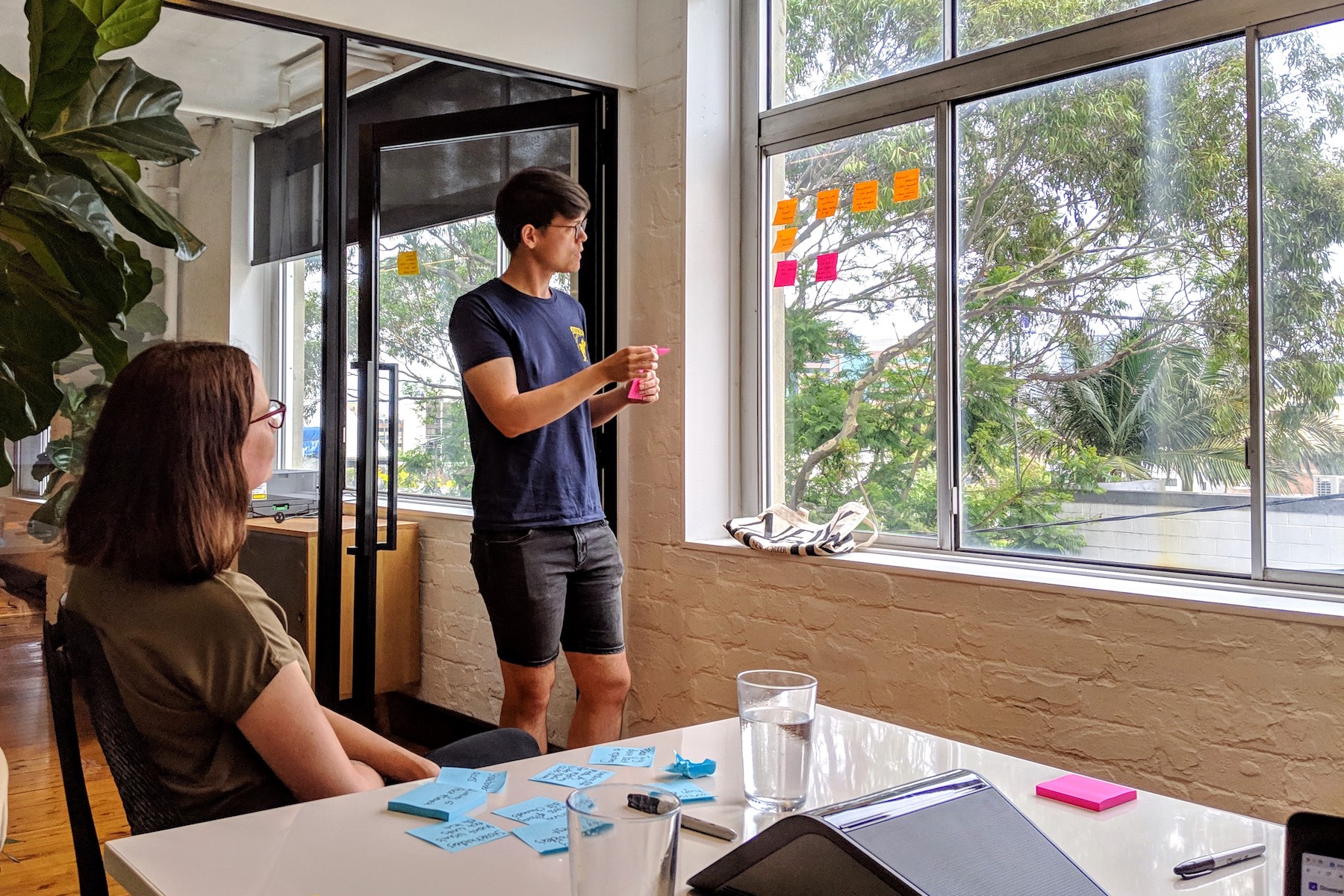 Co-design workshop with our customers at our office.